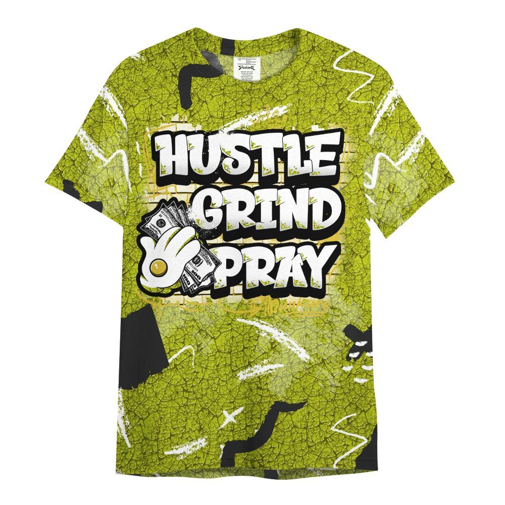 Shirt To Match Dunk Low QS Halloween Skull - Hustle Grind Pray Retro All Over Print