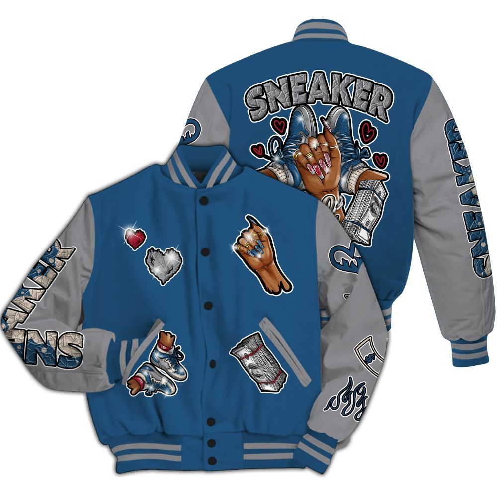 Varsity Jacket To Match Rare Air 3s - Sneakerz Girlz All Over Print