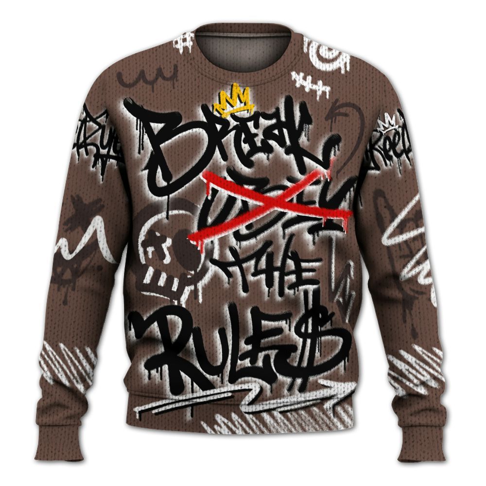 Knitted Sweater To Match Air Force 1 Low Escape - Break Rules Streetwear