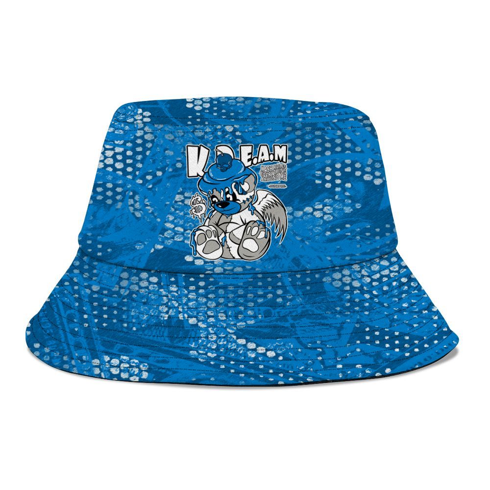 Bucket Hat To Match Industrial Blue 4s - Loot Bear Graphic