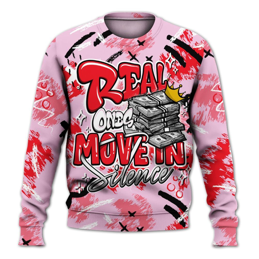 Sweatshirt To Match Zoom Vomero 5 Valentine's Day 2025 - Real Ones Move In Streetwear All Over Print