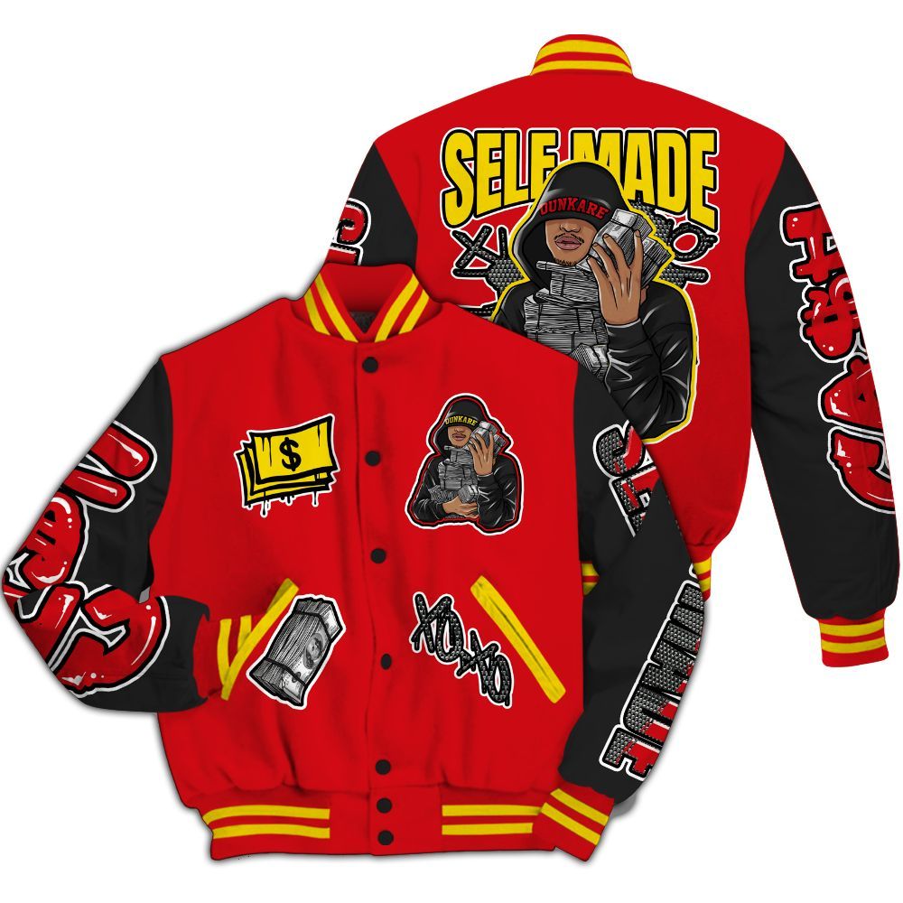Varsity Jacket To Match Ferrari 14s - Selfmade All Over Print