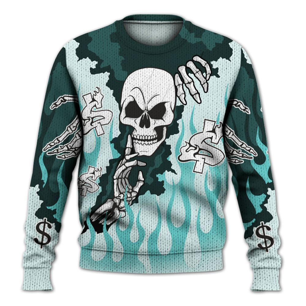 Sweater To Match KD 4 Easter Mint Candy - Ones Move In Silence Graphic