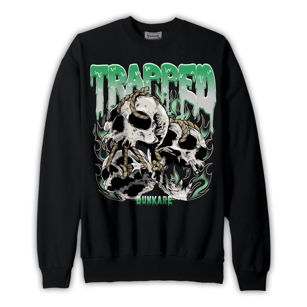 Sweatshirt To match Sweatshirt Trapped, 3 Green Glow Sweatshirt, To Match Sneaker Black Green Glow 3s, Sweatshirt NMP