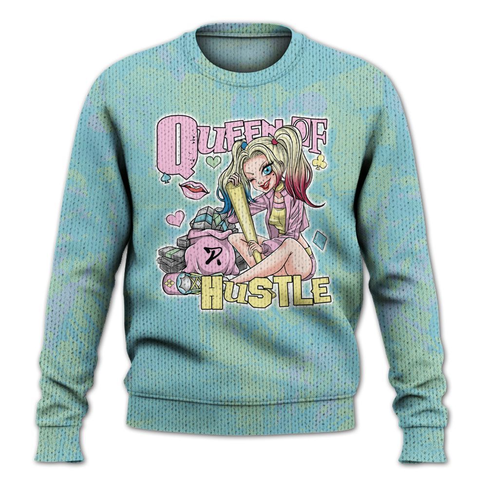 Knitted Sweater To Match SB Dunk Low Visty - Hustles Quiinn Heart Grunge