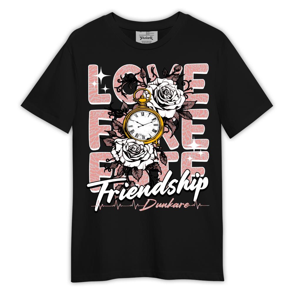 Shirt To Match Shirt Love Fake Fate Friendship, Red Stardust 3s T-- To Match Sneaker Red Stardust 3s Graphic Tee 1504 LTRP