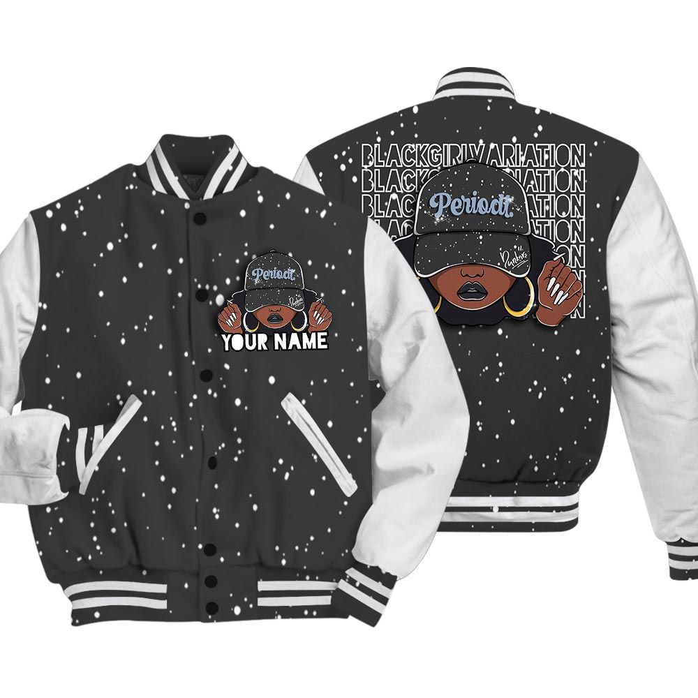 Varsity Jacket To Match Varsity Streetwear Custom Name Black Girl, Reverse Oreo 6s T-Shirt, Sneaker Reverse Oreo 6s Baseball Varsity Jacket 1604 NCT