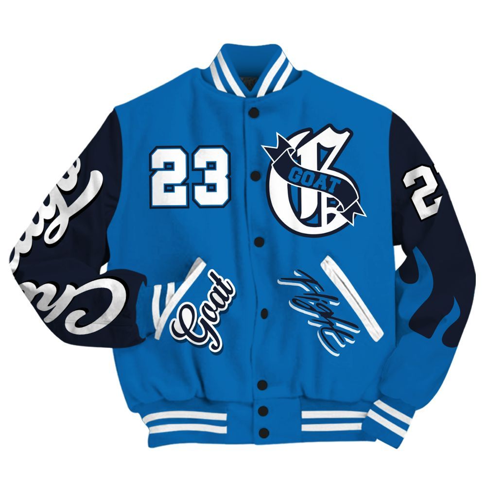Varsity Jacket To Match 95 Big Bubble Slate - The G.O.A.T Streetwear All Over Print