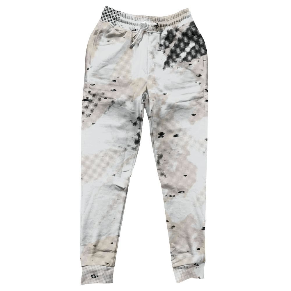 Sweatpant To Match Retro Reverse Metallic 5s - Abstract Halftone Graphic All Over Print
