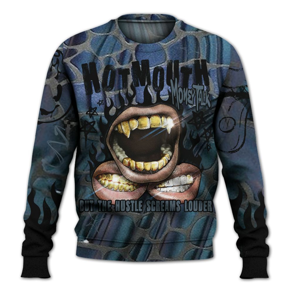 Sweatshirt To Match Air Foamposite Kazuya Mishima - Mouth Burning Street Style All Over Print