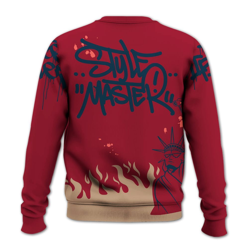 Sweatshirt To Match Mid Multi Color 2022 1s - Graphic Fck Around Find Out All Over Print