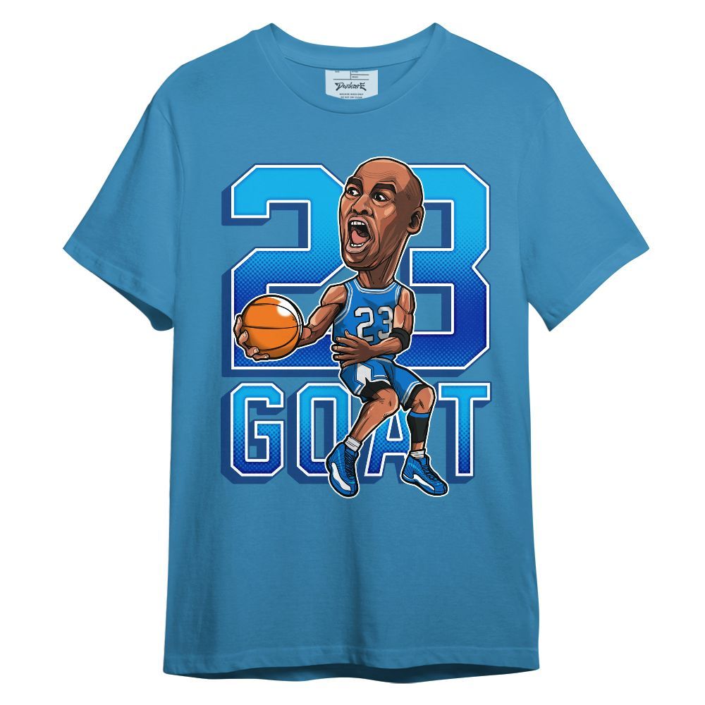 Shirt To Match Blueberry 12s - Legend G.O.A.T Basketball Shirt Graphic Unisex Shirt
