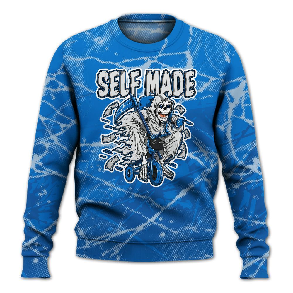 Sweatshirt To Match Blueberry 12s - Self Make Skeleton Profound All Over Print