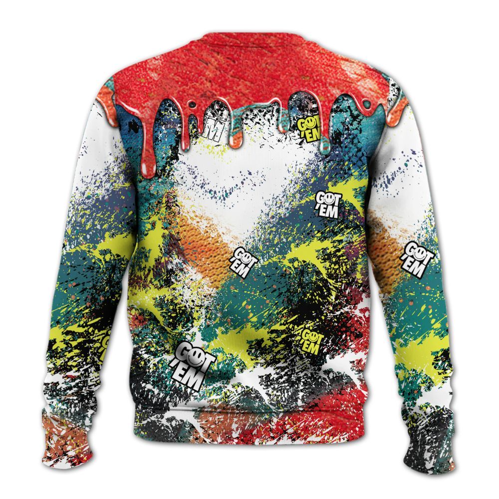 Sweatshirt To Match Kobe 8 What The - Dripping 23 Drip All Over Print