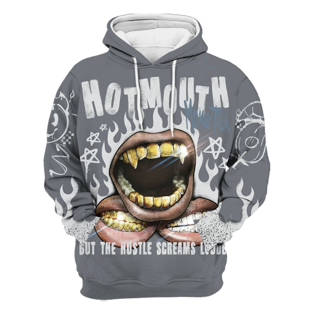 Hoodie To Match Air Max DN Silver Bullet - Mouth Burning Street Style All Over Print