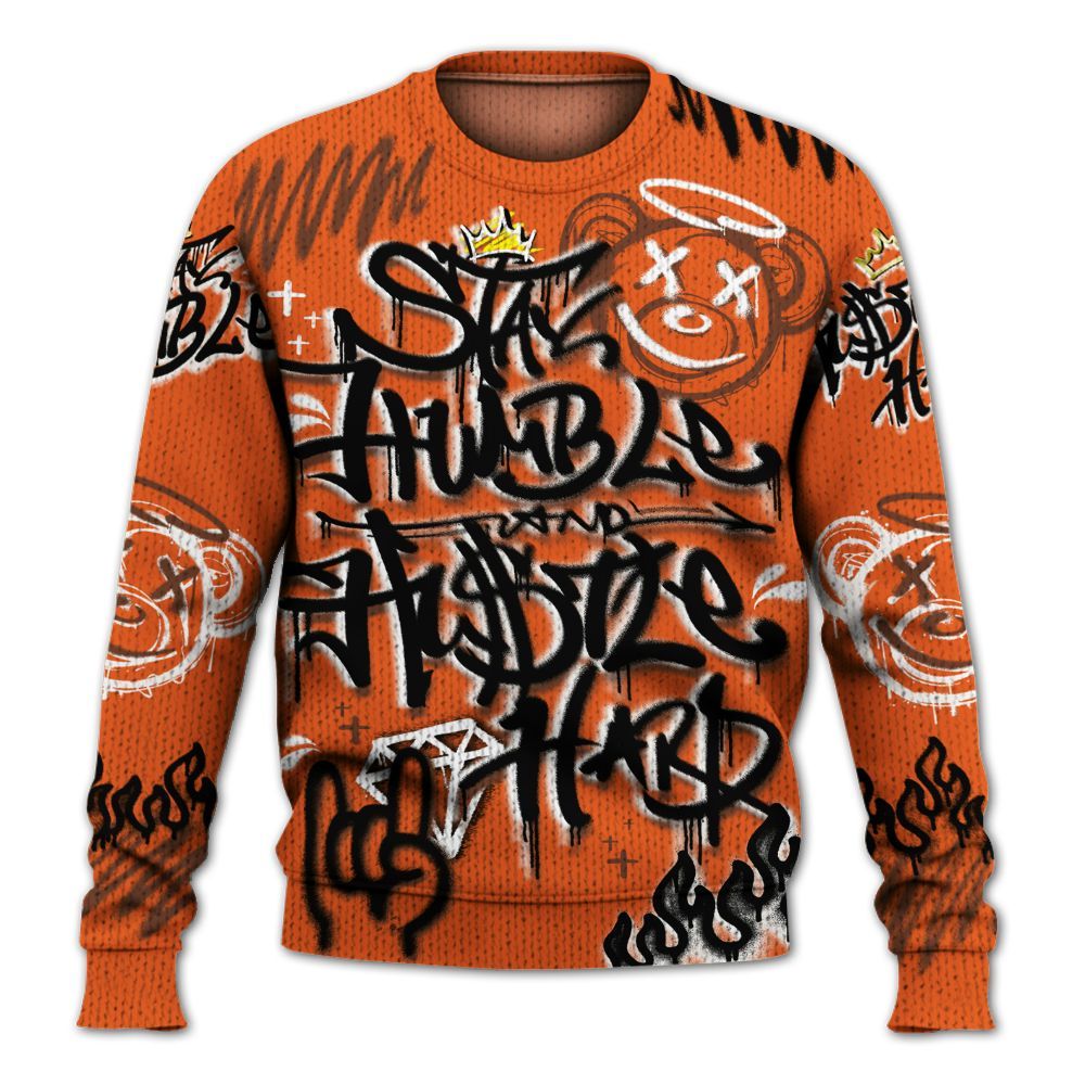 Knitted Sweater To Match High OG Starfish 1s - Humble Drip Streetwear Graffity