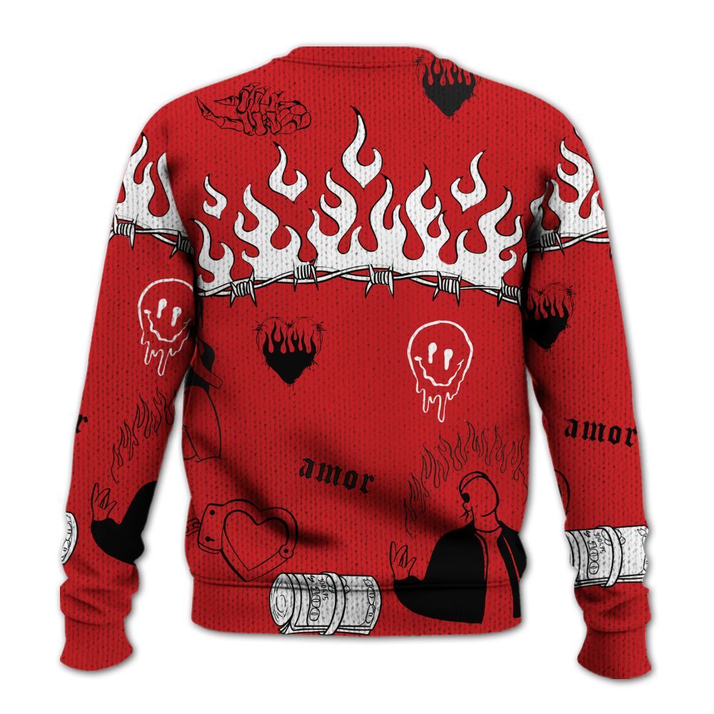 Sweater To Match Bloodline 12s - Snake Trust No One Graphic