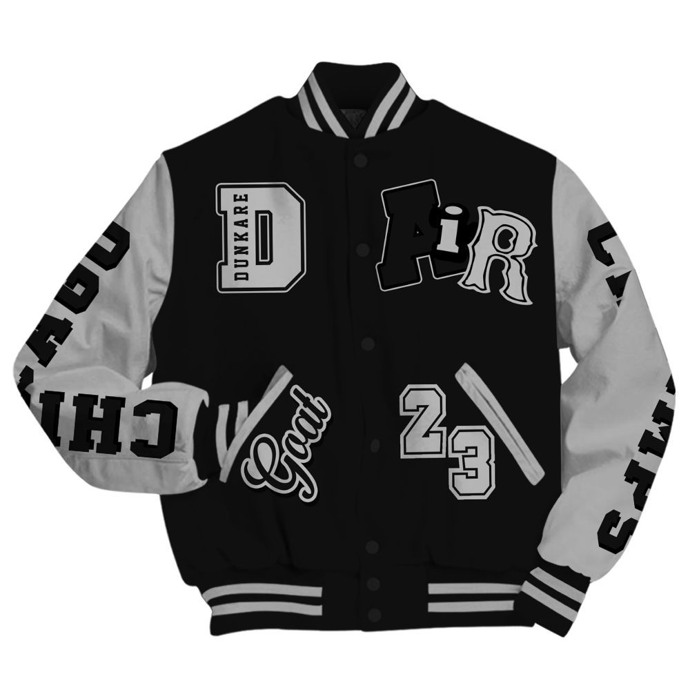 Varsity Jacket To Match NOCTA Black 2s - AIR Number 23 GOAT All Over Print