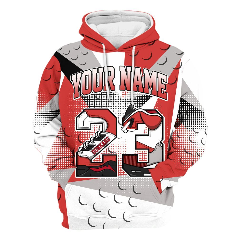 Hoodie To Match Scoot Zeros ODD City - Poly Custom Name Number 23 5s All Over Print