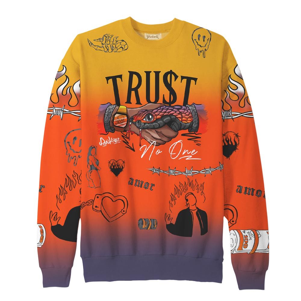 Sweatshirt To Match, J Balvin Rio 3s Sweatshirt, Snake Trust No One Sweatshirt Outfit 903 NCT