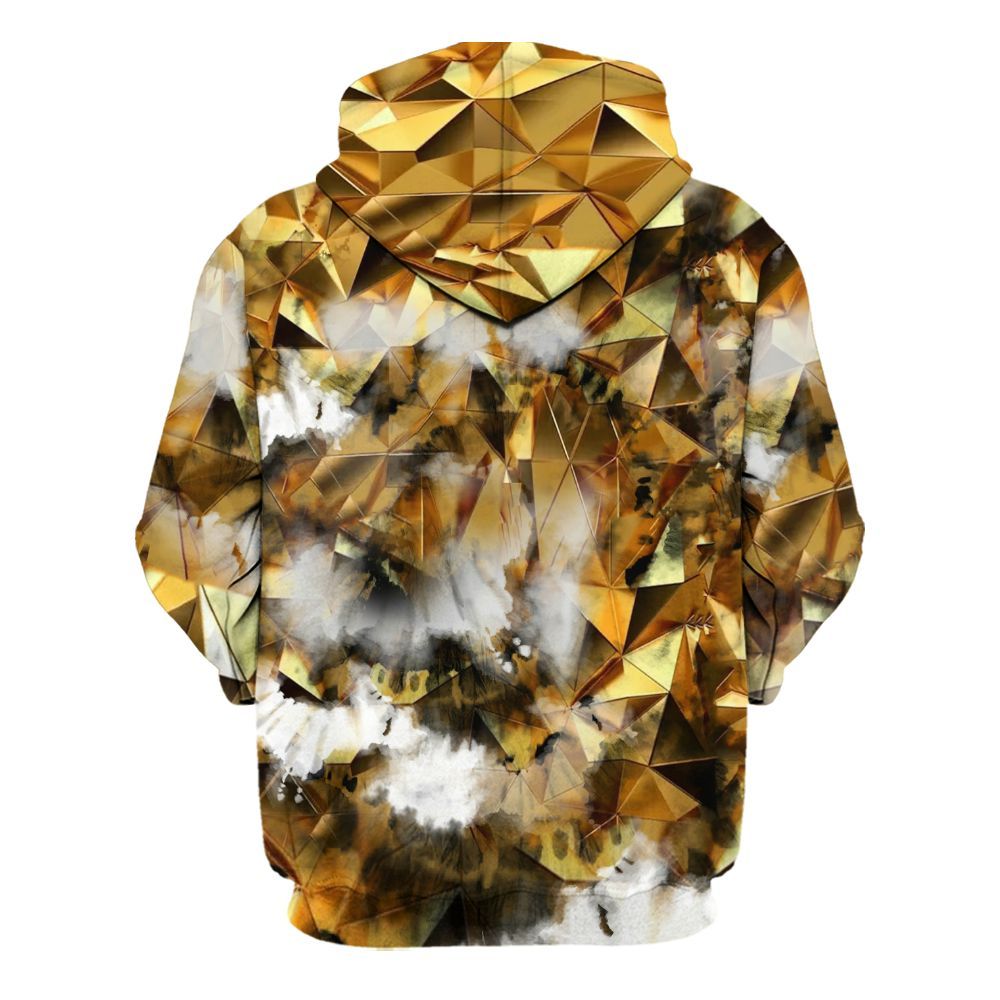 Hoodie To Match NET Gold 4s - SNEAKER Girl Money Drip Tie Dye All Over Print