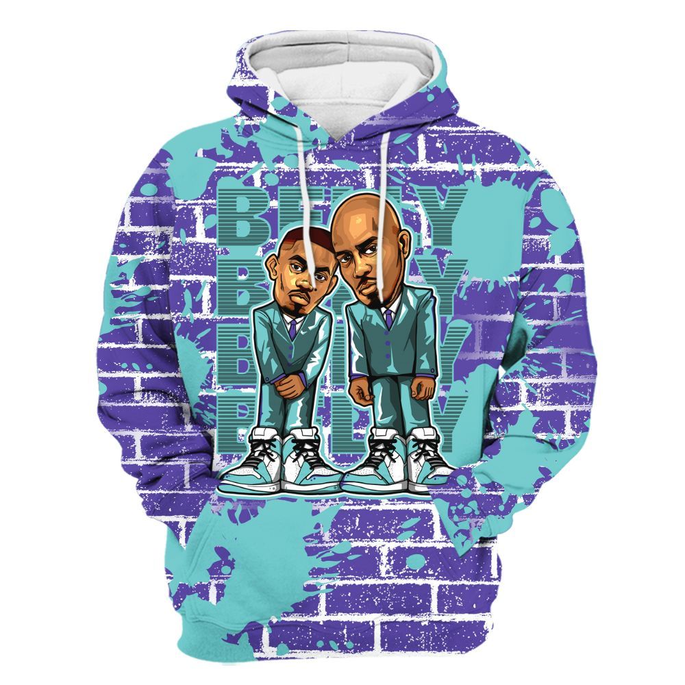 Hoodie To Match Low Hornets 1s - Belly Sneakers Graphic Halloween All Over Print