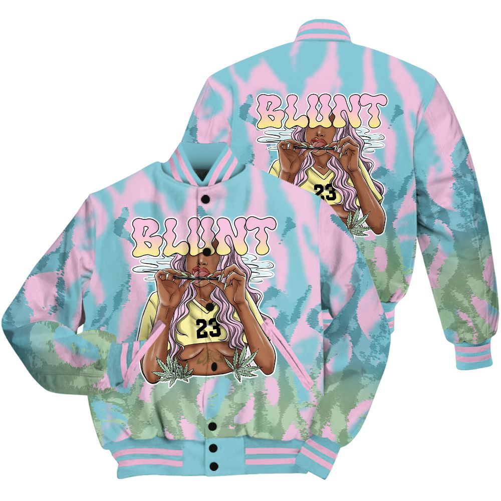 Varsity Jacket To Match SB Dunk Low Visty Shirt - Bluntz Burnz All Over Print