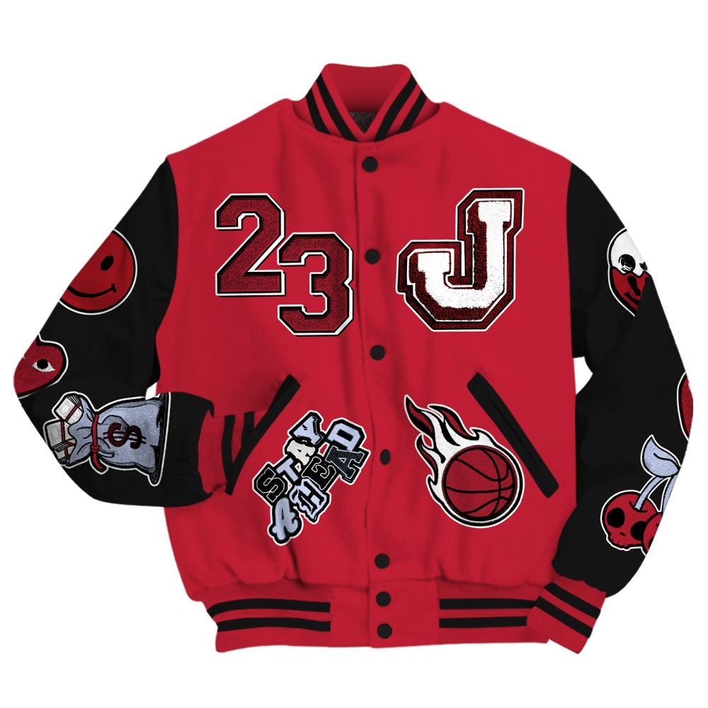 Varsity Jacket To Match Toro Bravo 6s - Hustles Money Number 23 All Over Print