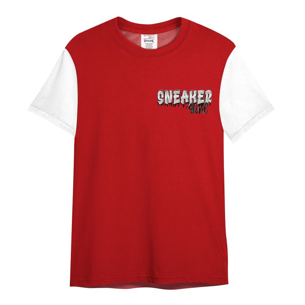 Shirt To Match Cement Grey 3s Varsity Jacket, Custom Name Sneaker Girl Money All Over Print