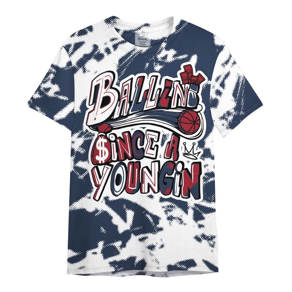 Shirt To Match Retro Olympic 6s - Ballin' Since A Youngin Abstract Shirt Unisex