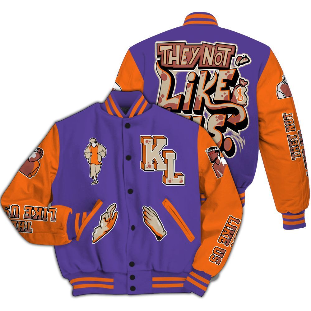 Varsity Jacket To Match Air Max Waffle SP Voltage Purple - Dislike Us Graphic All Over Print