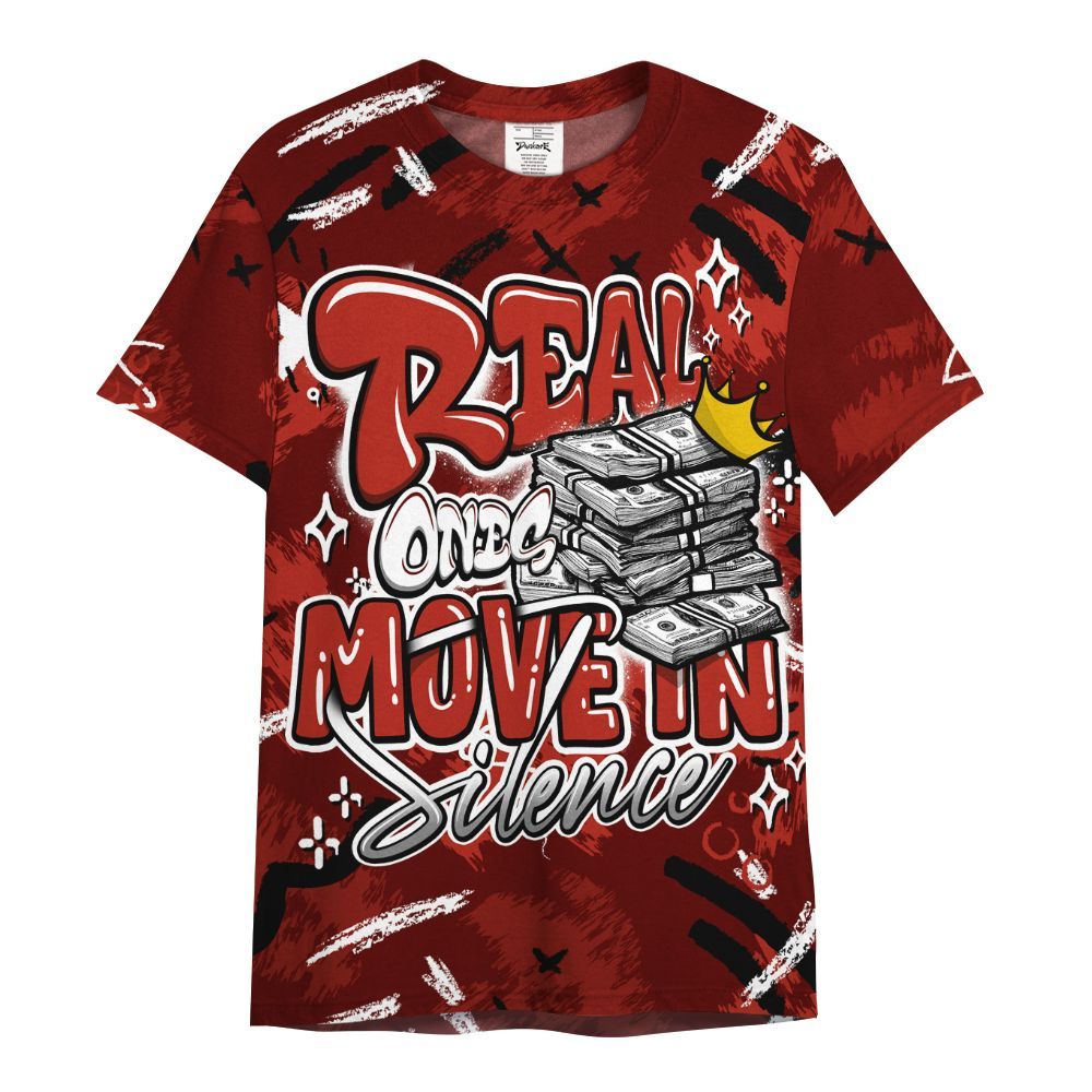 Shirt To Match SP Firewood Orange 4s - Real Ones Move In Streetwear All Over Print