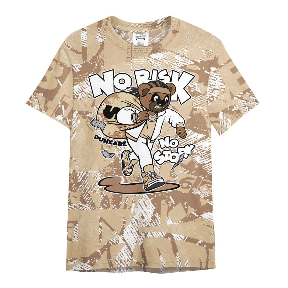 Shirt To Match Desert Camo 3s - Certain Bear Abstract Graffiti All Over Print