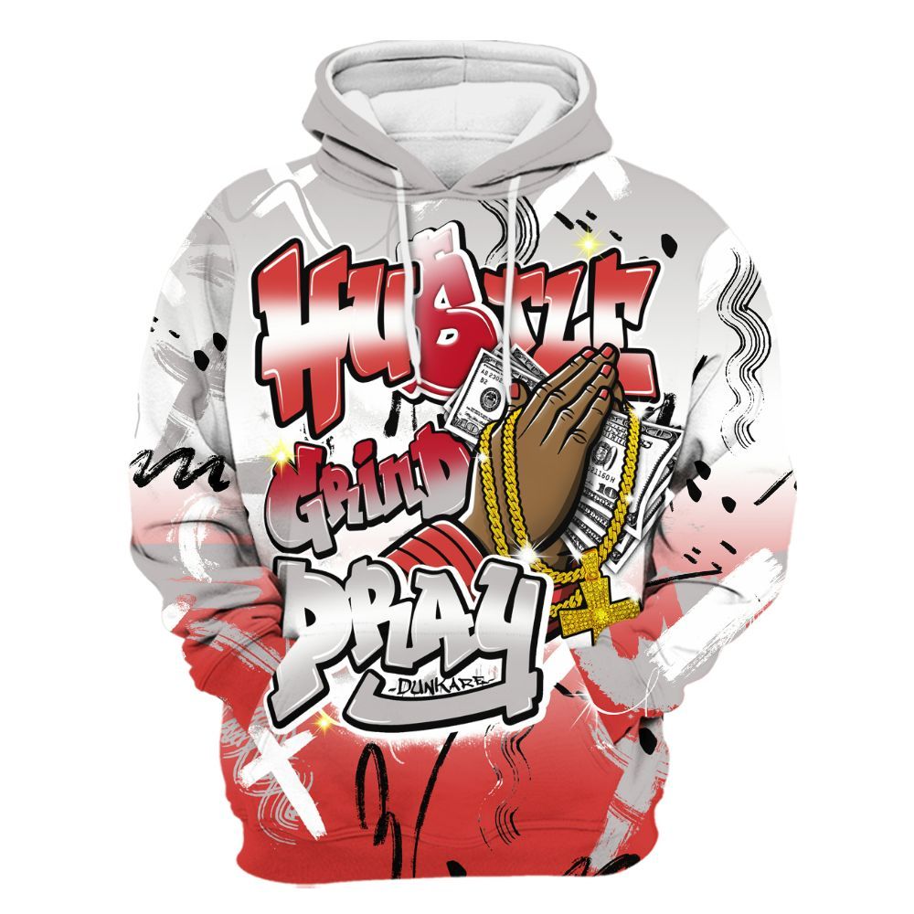 Hoodie To Match Scoot Zeros ODD City - Money Hustle Grind Pray All Over Print