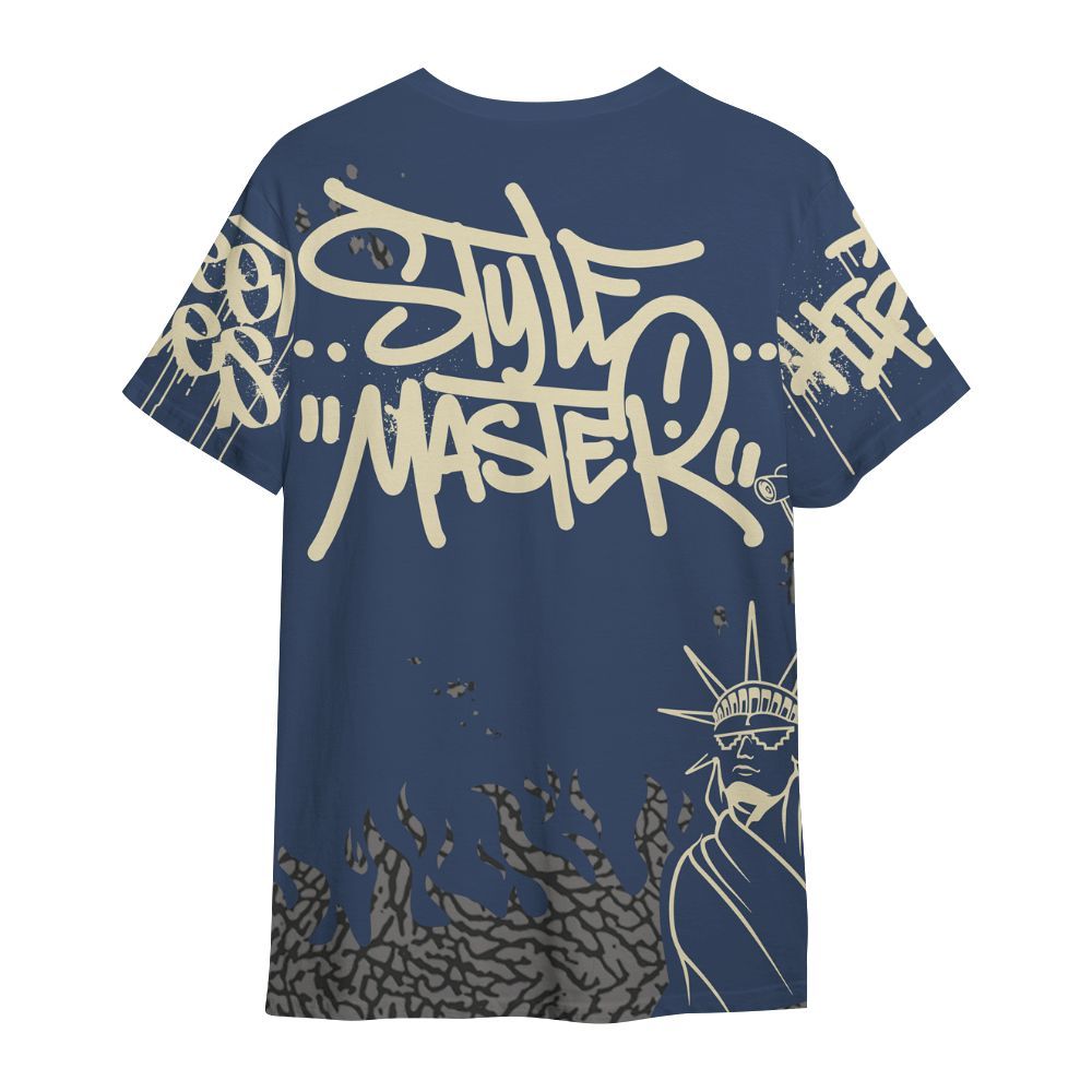 Shirt To Match Diffused Blue 3s - Graphic Fck Around Find Out All Over Print