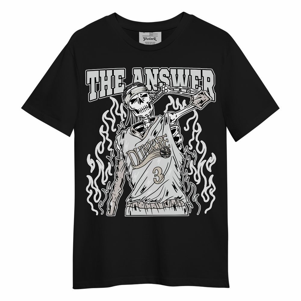Shirt To Match Retro Reverse Metallic 5s - Allen Answer Skeleton Unisex Shirt