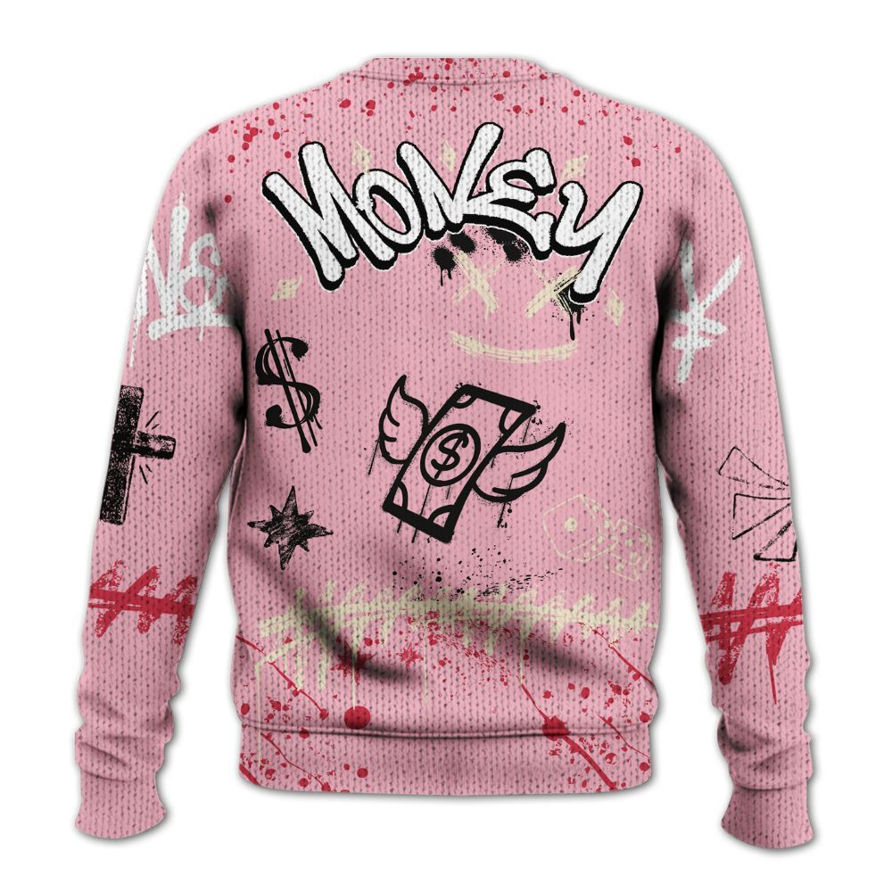 Sweater To Match Low OG Tropical Pink 1s - Everybody Paid In Full Crayon Graphic