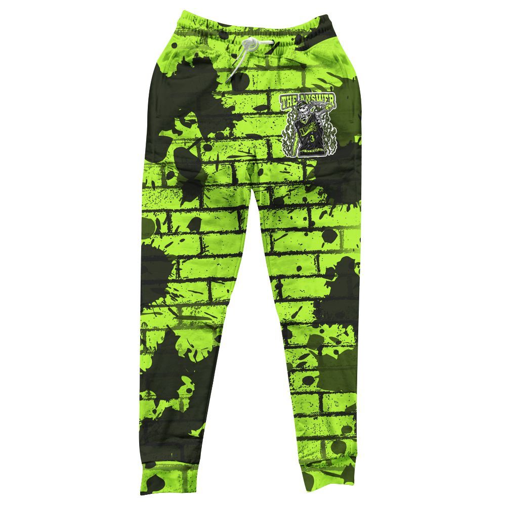 Sweatpant To Match Air Force 1 Low Dance Volt - Allen Answer Skeleton Brick All Over Print