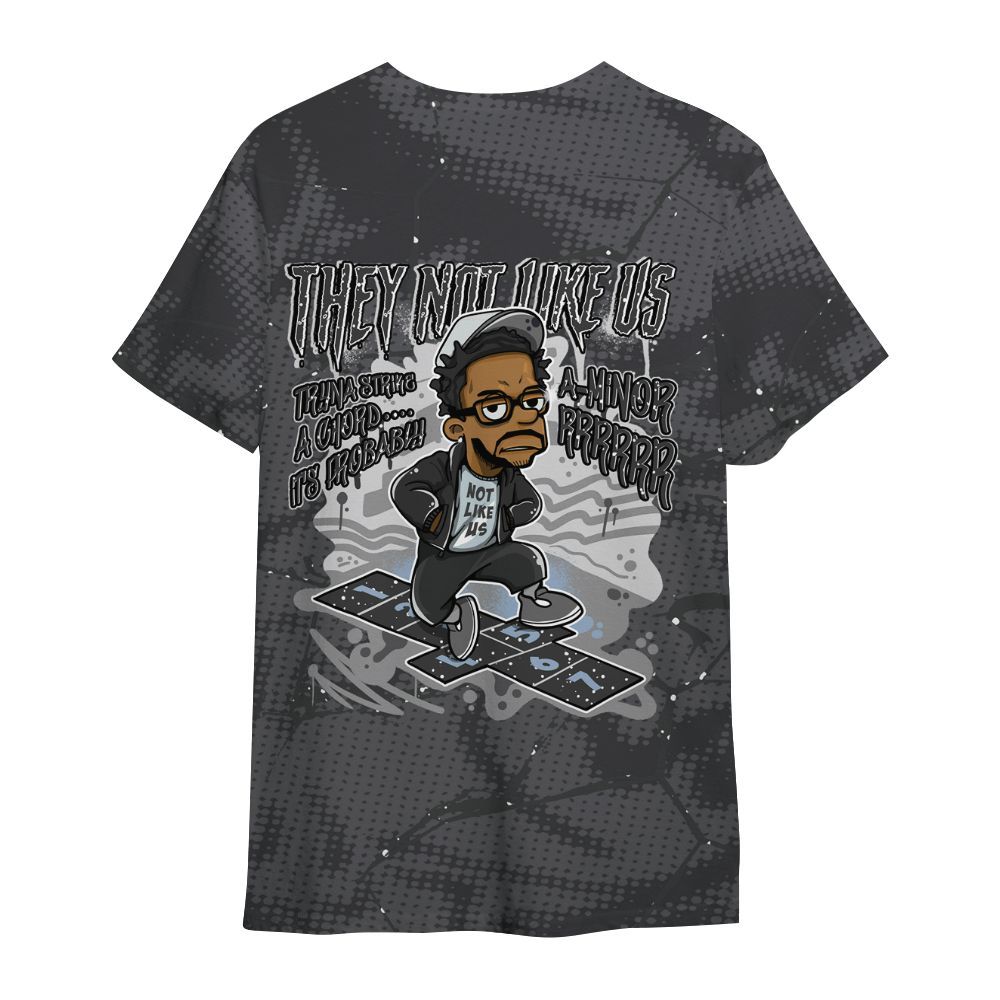 Shirt To Match Reverse Oreo 6s - Hopscotch Dislike Us Graphic Crack All Over Print