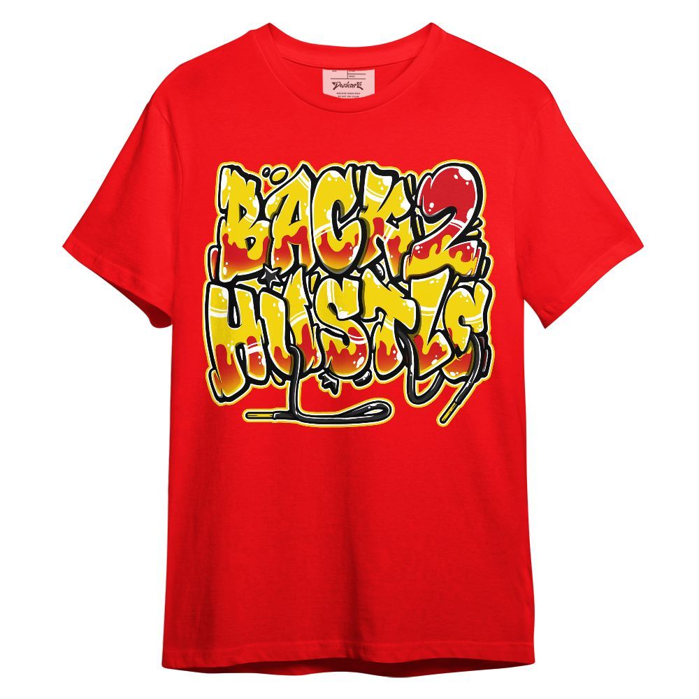 Shirt To Match Ferrari 14s - Back 2 Hustles Typo Graphic