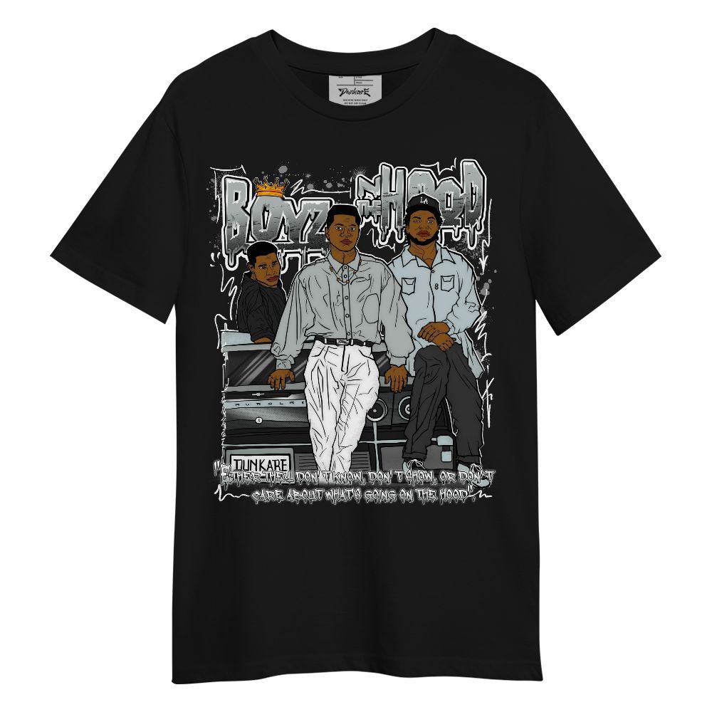 Shirt To Match Black Wolf Grey 12s - BoyzZ The Hood 90s Graphic
